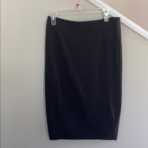 Black pencil skirt
